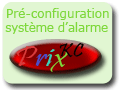 Voir le d�tail de Pr�-configuration de votre syst�me d'alarme